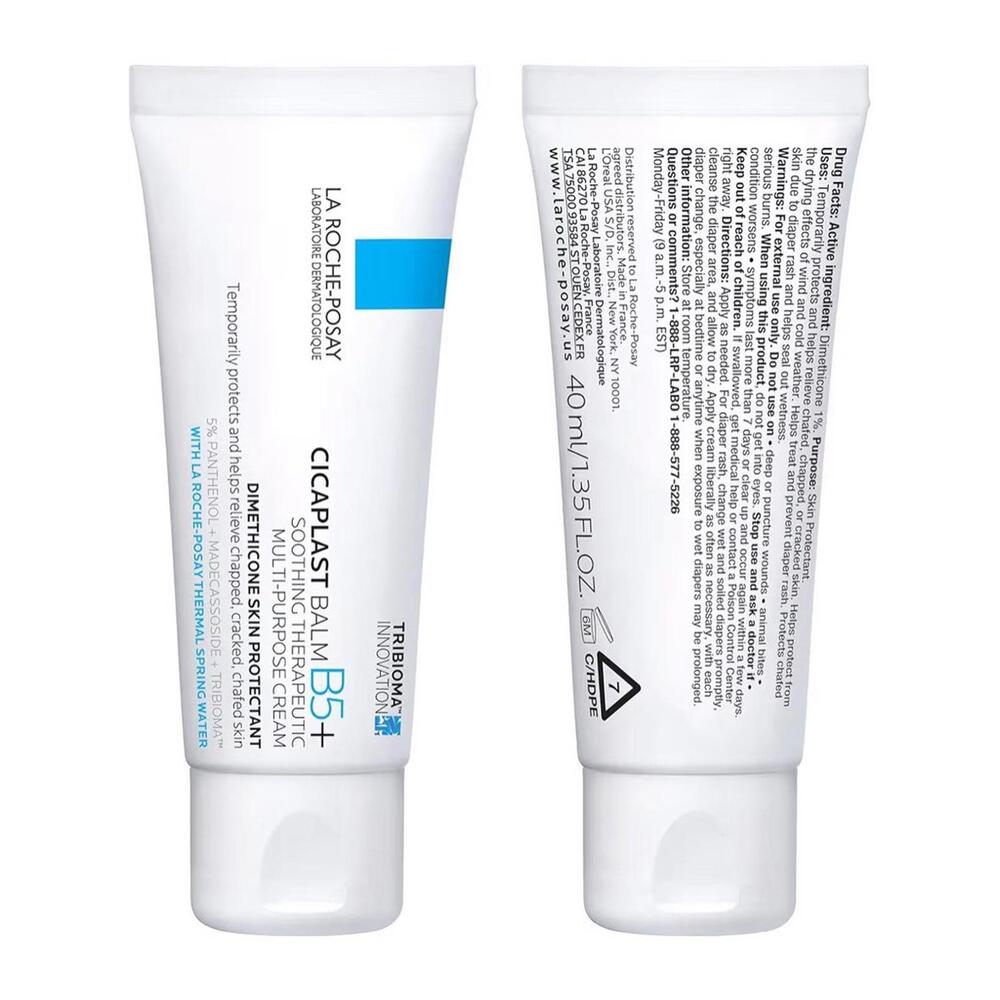 La Roche Posay Cicaplast Baume B5+ 40ml / 1.35 FL Oz Ultra Soothing Repair Balm - Picture 2 of 4
